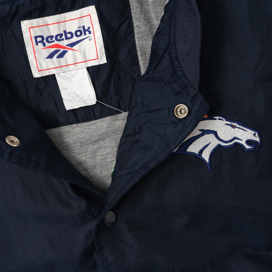 Vintage Reebok Denver Broncos College Jacket Large 