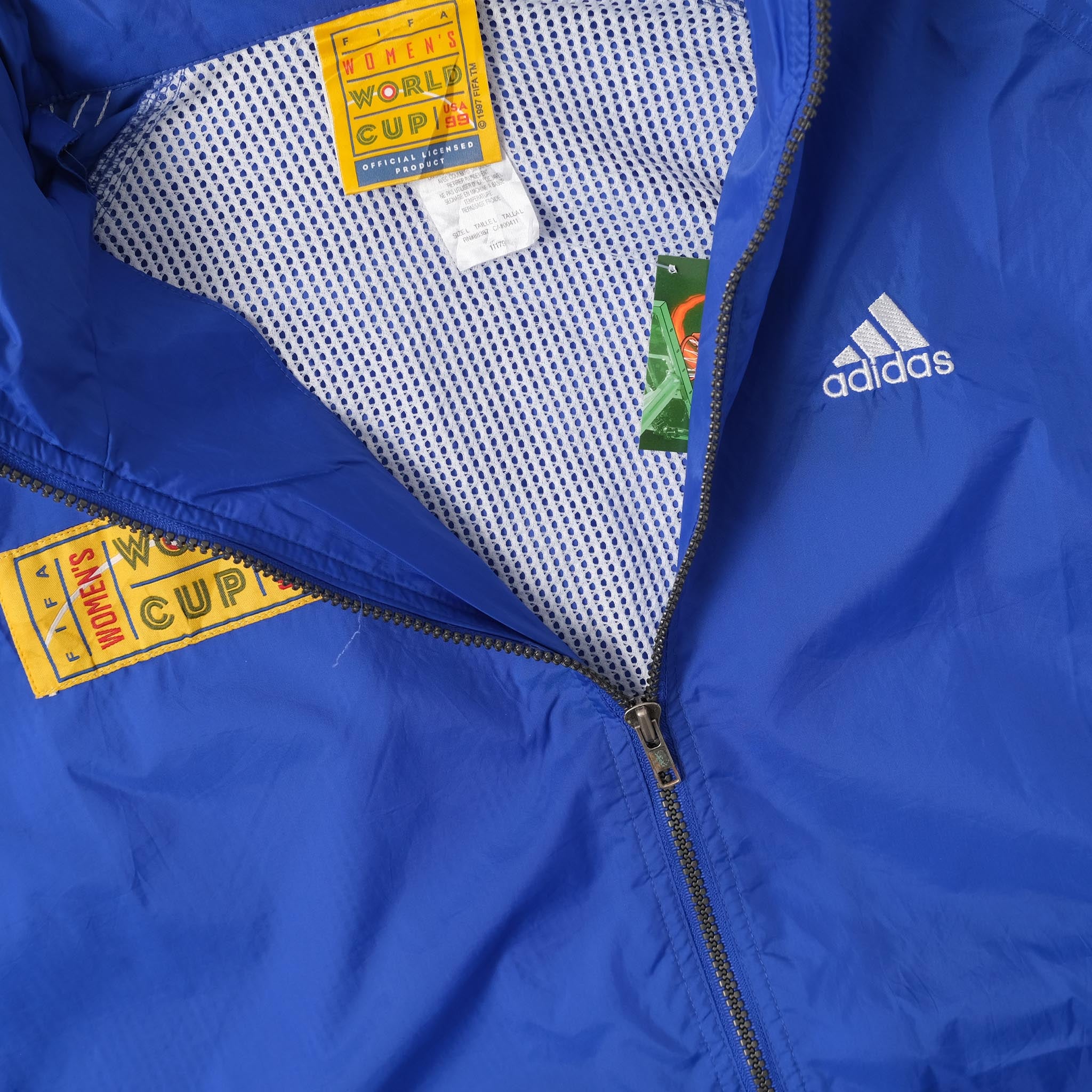 1999 adidas Fifa Women's World Cup Track Jacket XLarge