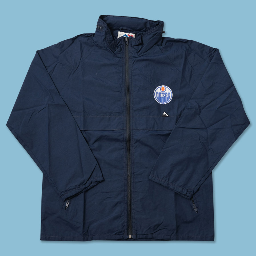 Vintage Edmonton Oilers Light Jacket Large 