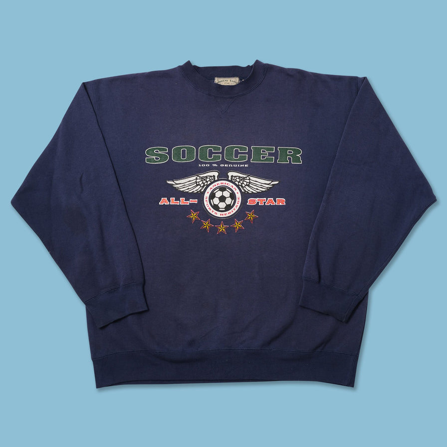 Vintage Soccer All Stars Sweater Large 
