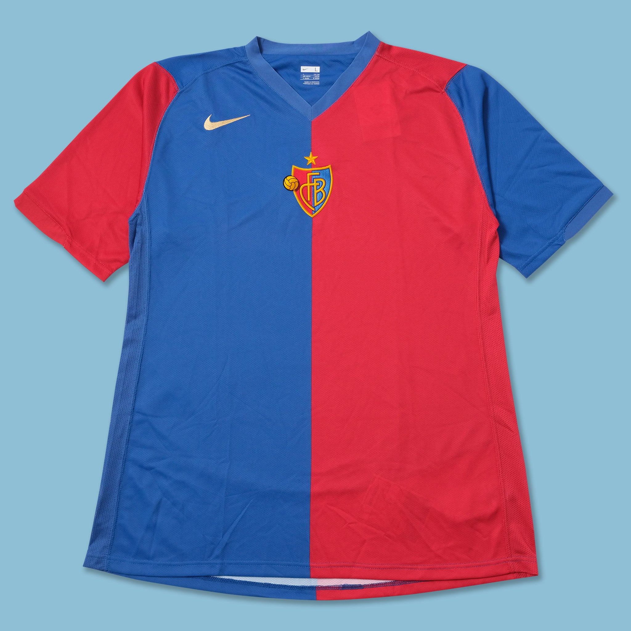 ポルトガル製　NIKE FC Basel 05-06 ユニフォーム　トータル90 ポルトガル製 NIKE FC Basel 05-06 ユニフォーム トータル90