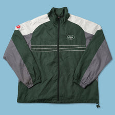 Vintage New York Jets Track Jacket Large 