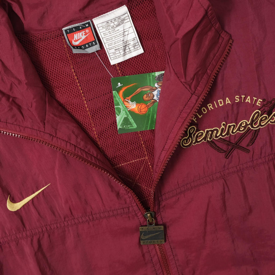 Vintage Nike Seminoles Track Jacket Large 