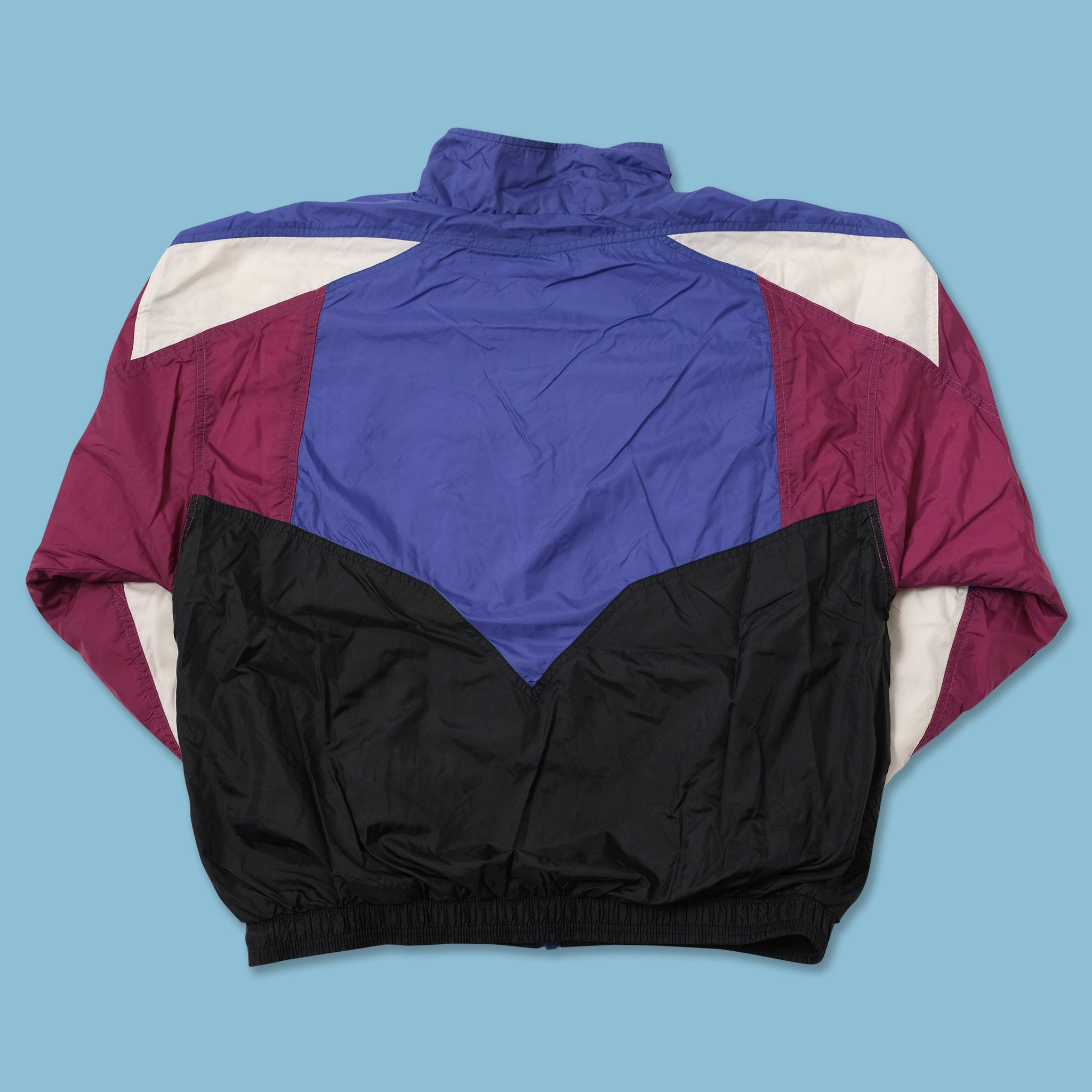 Vintage 90s 2000s FUBU Black Velour Zip Track Jacket Men's