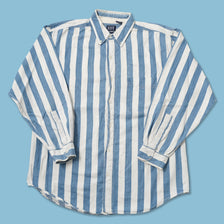 Vintage Striped Cotton Shirt Large 