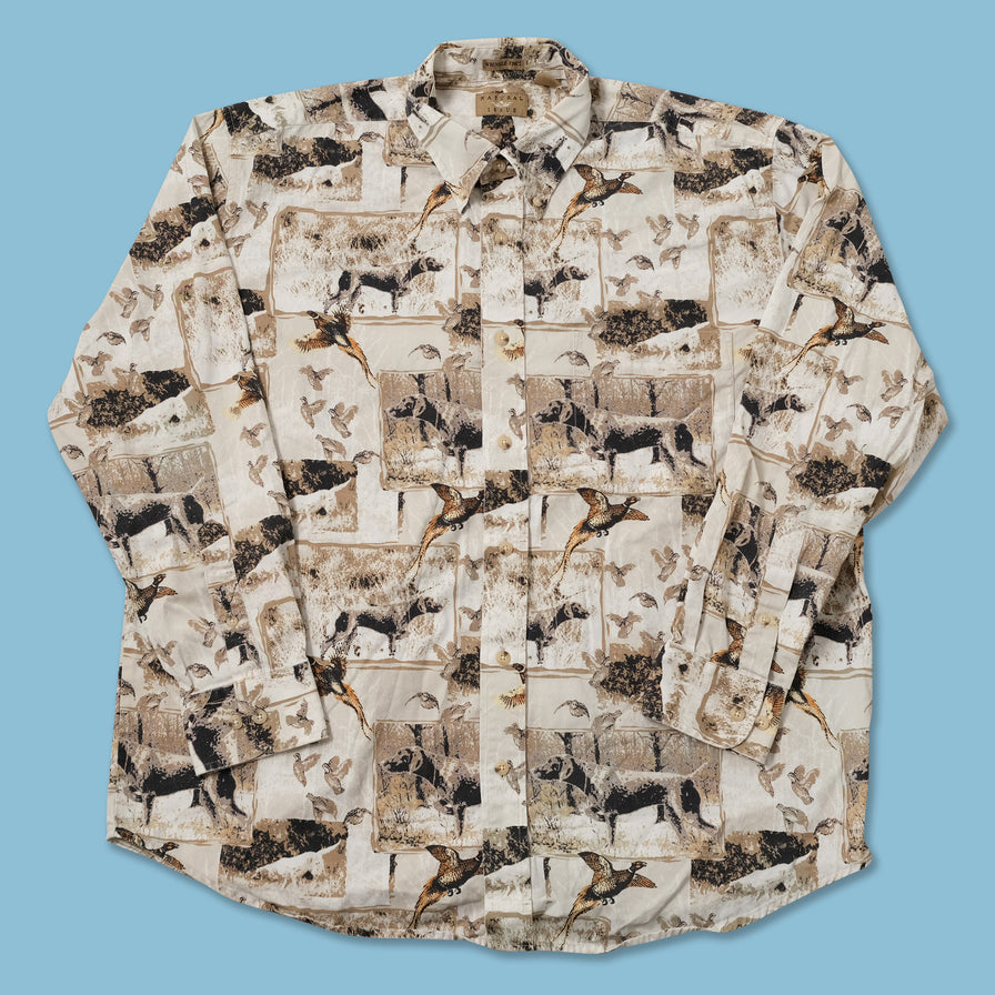 Vintage Animal Shirt Large 