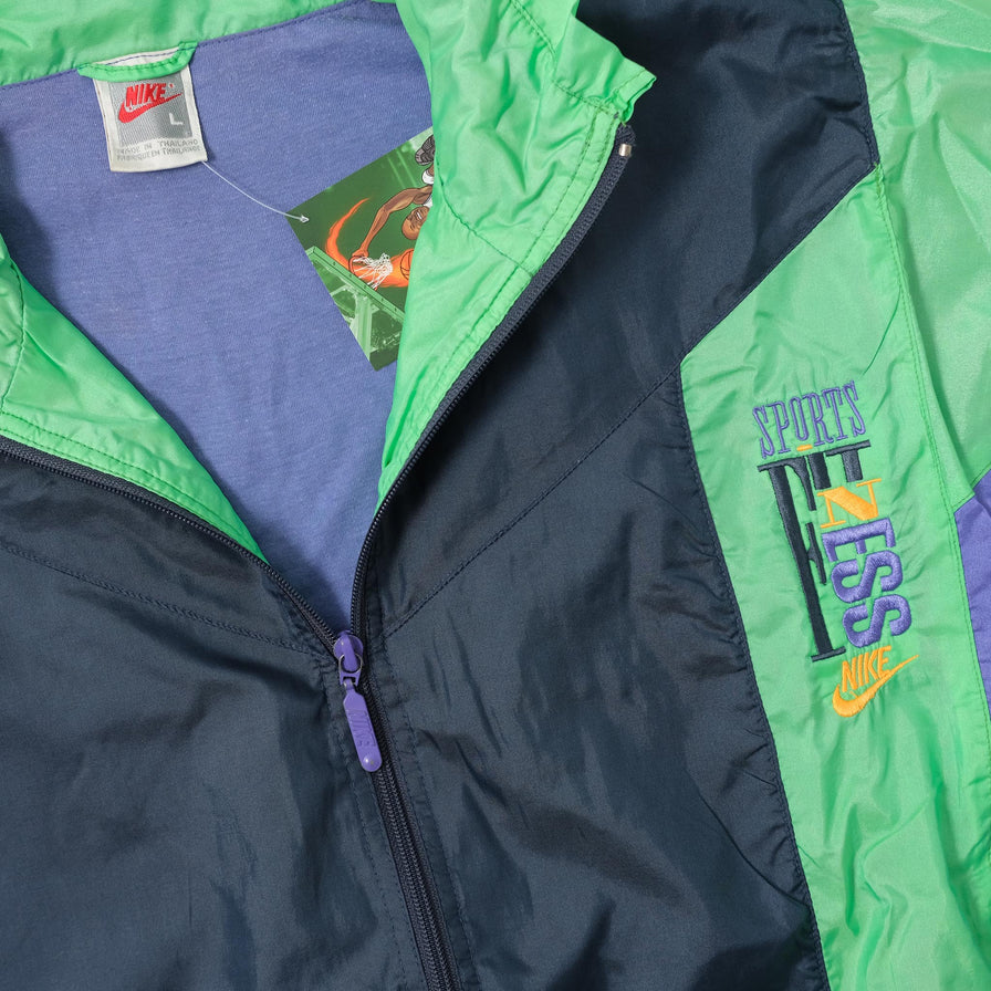 Vintage Nike Track Jacket Large 
