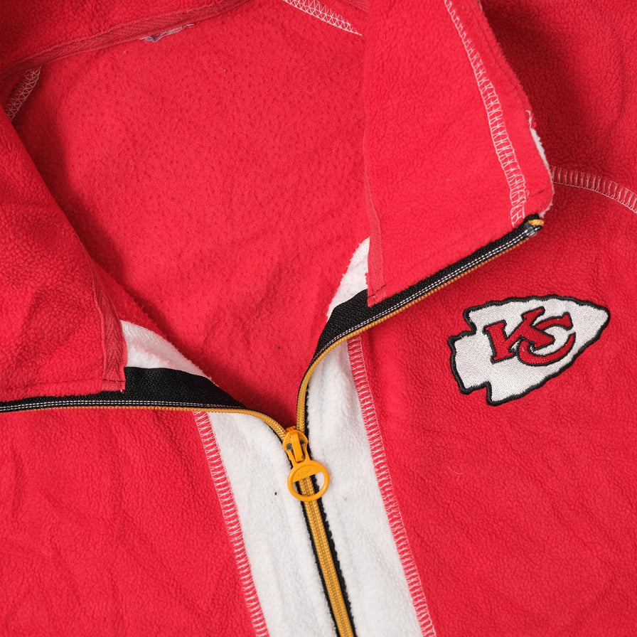 Vintage Kansas City Chiefs Fleece Jacket Small 
