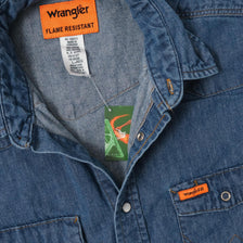 Vintage Wrangler Denim Shirt Large 