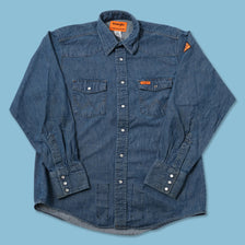 Vintage Wrangler Denim Shirt Large 