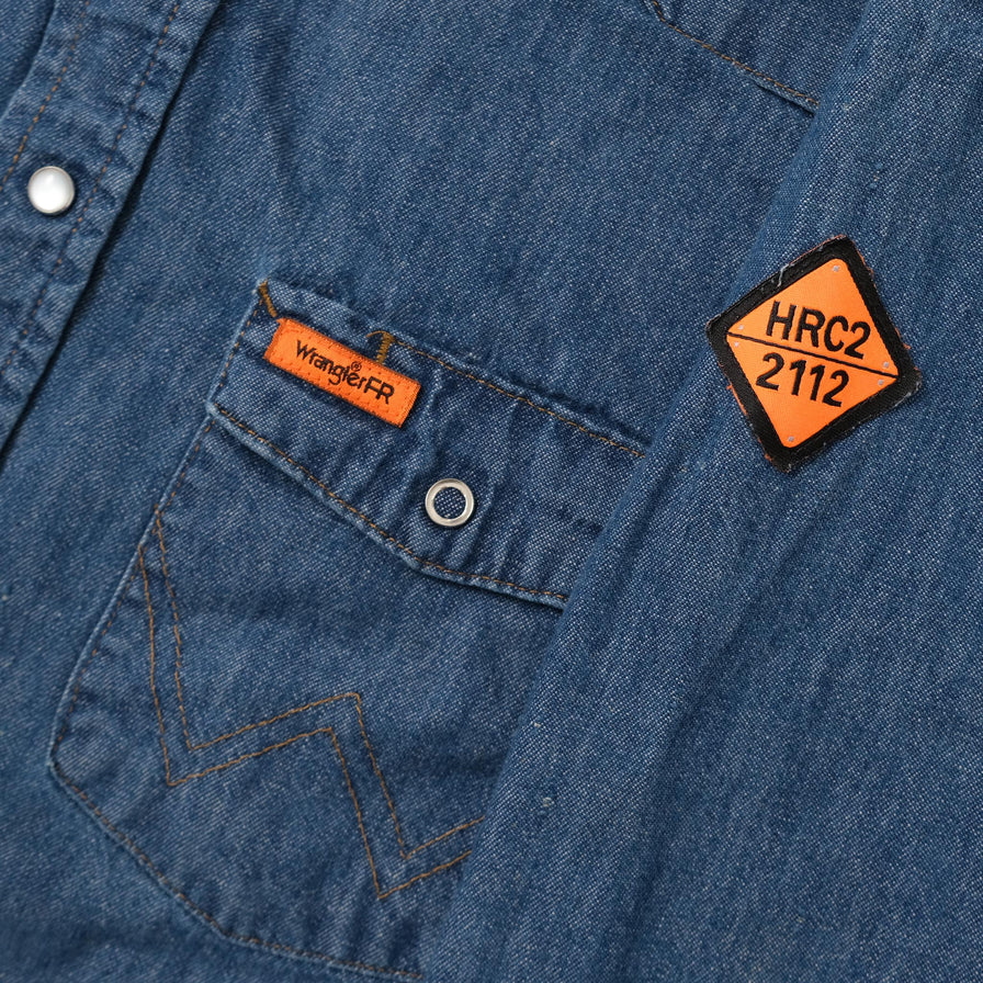 Vintage Wrangler Denim Shirt Large 