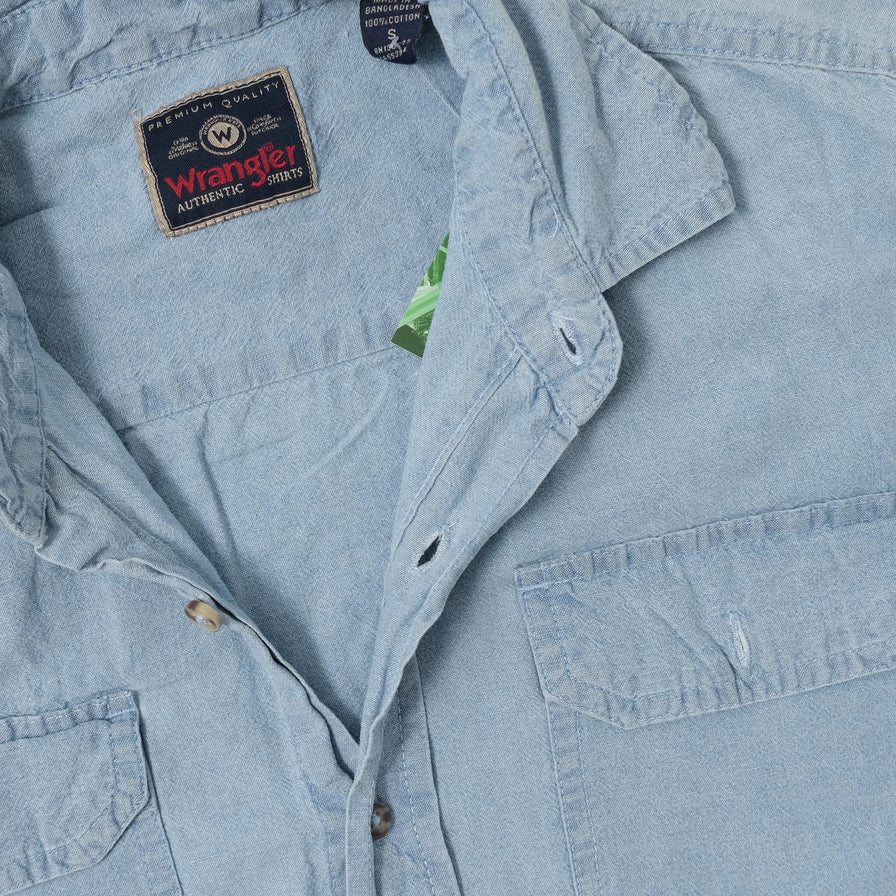 Vintage Wrangler Denim Shirt Small 