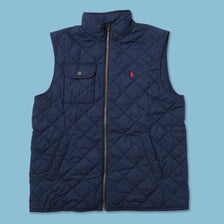 Vintage Polo Ralph Lauren Quilted Vest Medium 