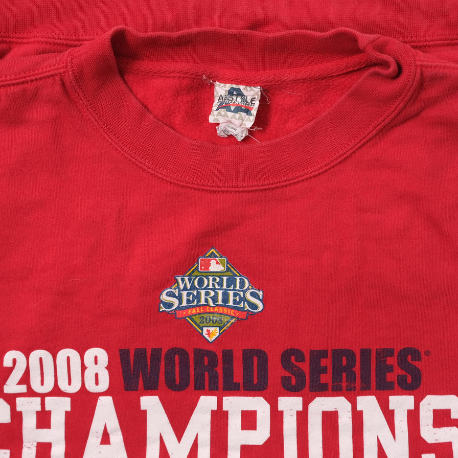 2008 World Series Phillies Sweater XLarge 