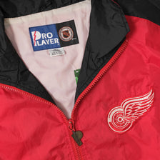 Vintage Detroit Red Wings Track Jacket Large 