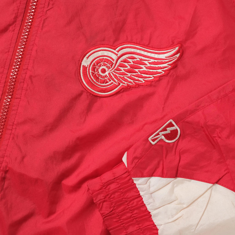 Vintage Detroit Red Wings Track Jacket Large 