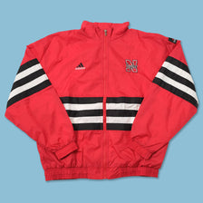 Vintage Adidas Nebraska Huskers Track Jacket Large 