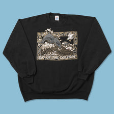 Vintage Day of the Dolphin Sweater XLarge 