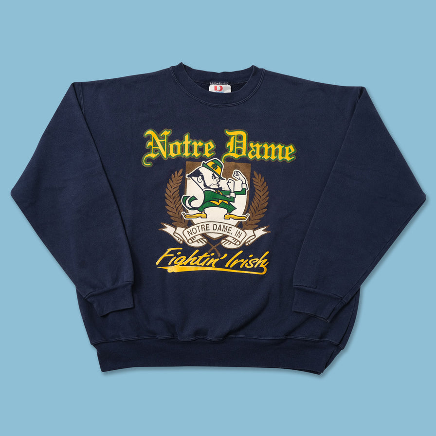 Vintage Fighting Irish Sweater XLarge 