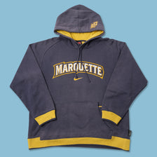 Vintage Nike Marquette Hoody Large 