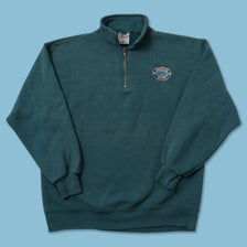 Vintage Equestrian Sports Q-Zip Sweater Medium 