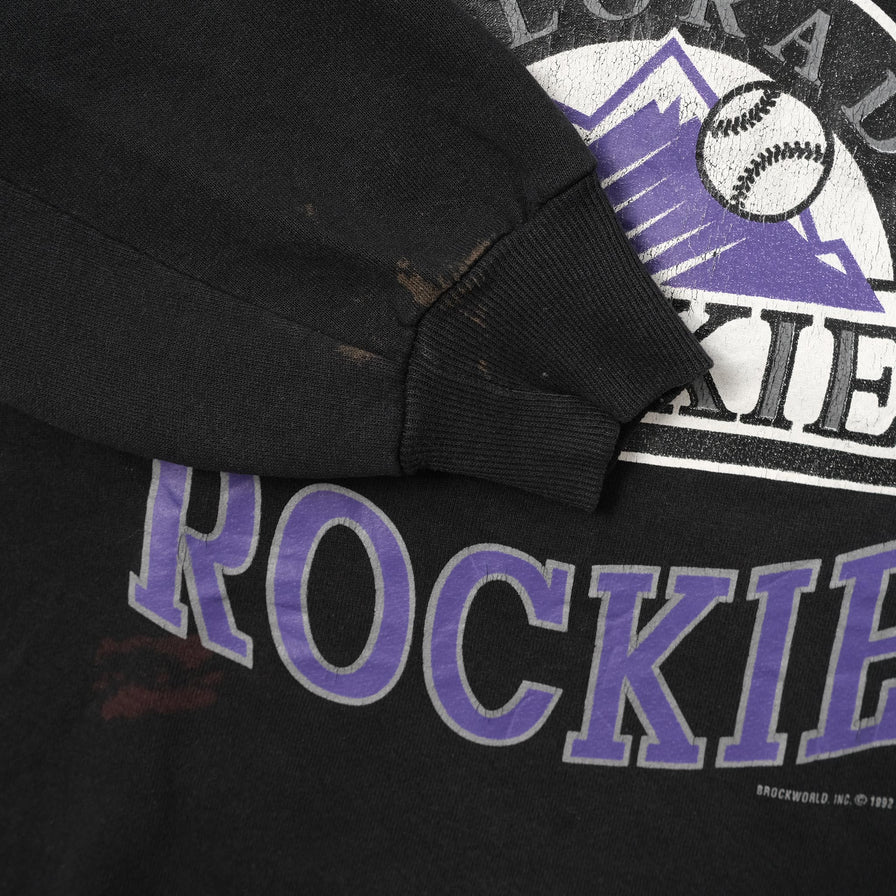 1992 Colorado Rockies Sweater Large 