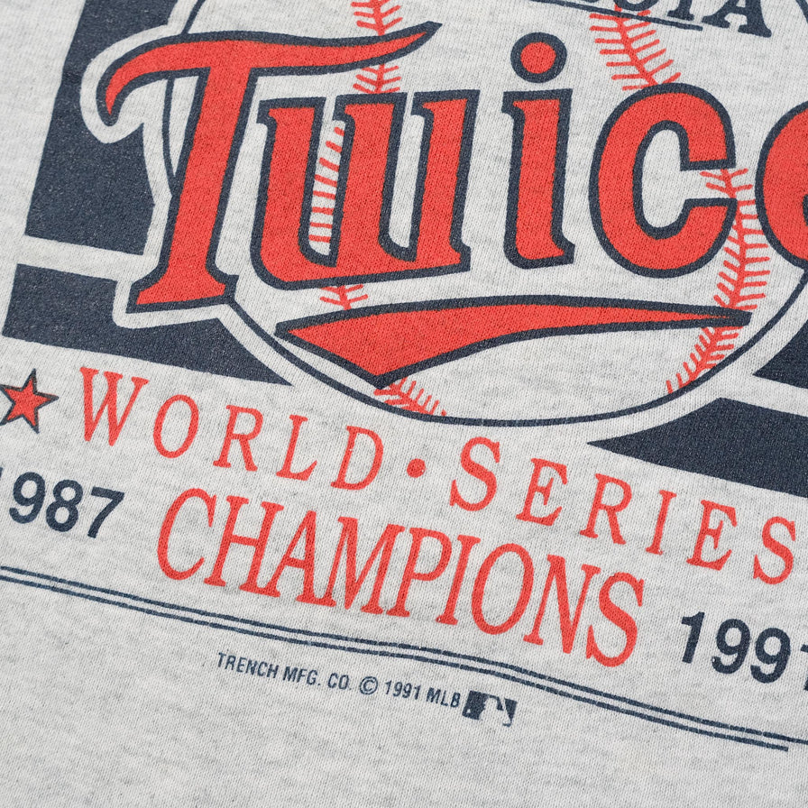 1991 Minnesota Twins Champions Sweater Large 
