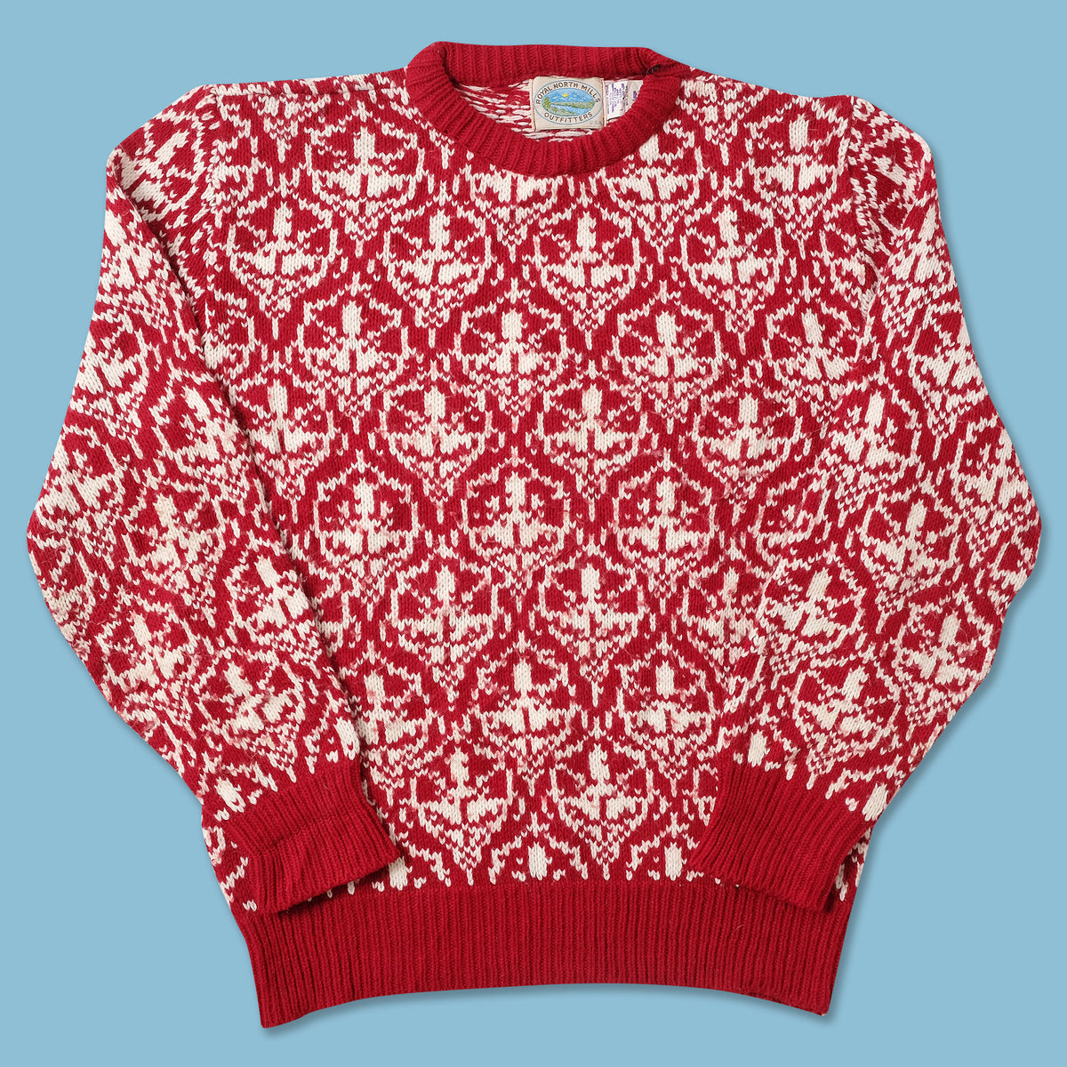 Vintage Knit Sweater Large Double Double Vintage