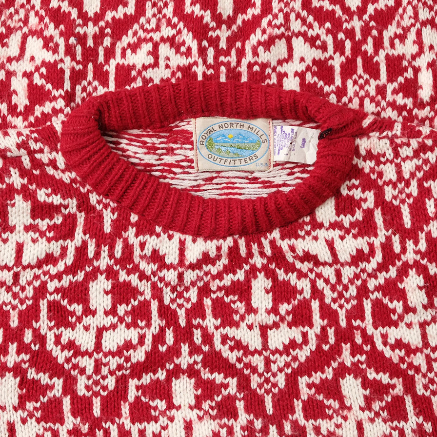 Vintage Knit Sweater Large 