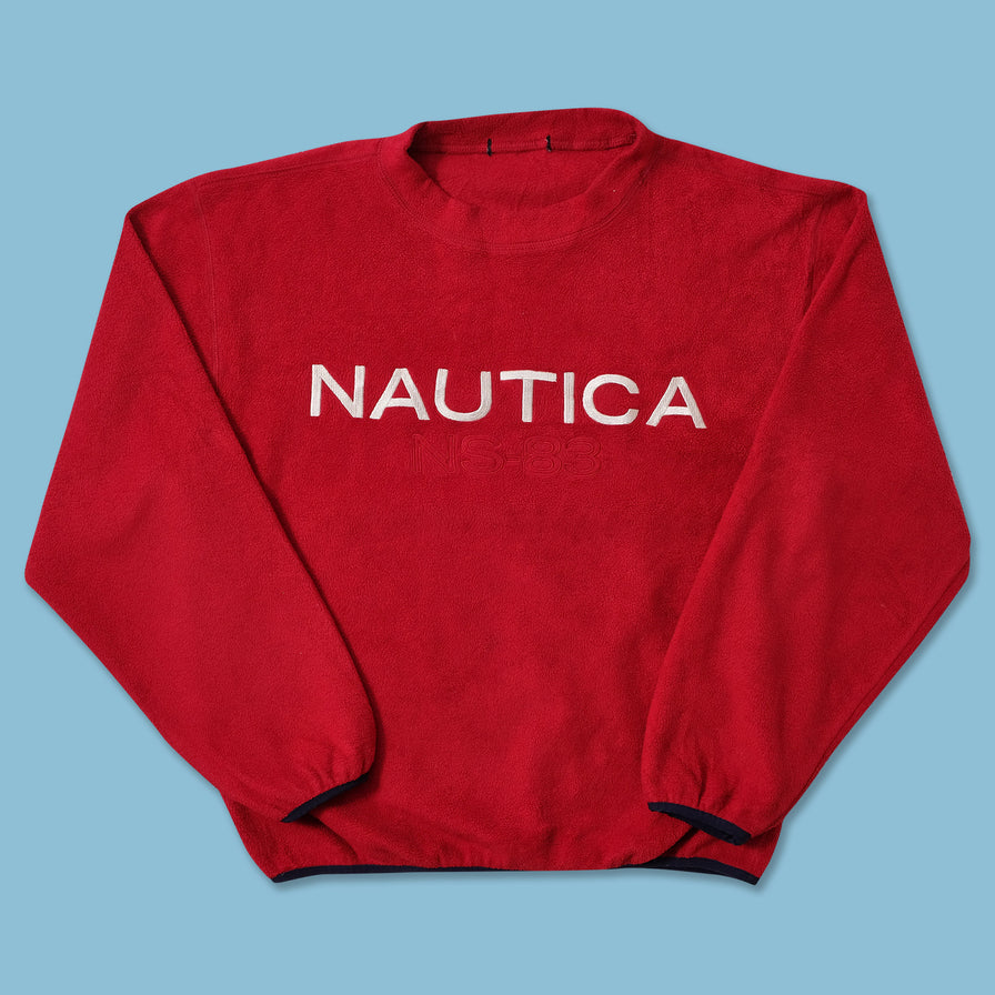 Vintage Nautica Fleece Sweater Medium 