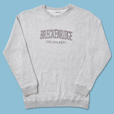Vintage Beckenridge Colorado Terry Sweater Large 