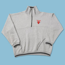 Vintage Chicago Bulls Q-Zip Sweater Medium 