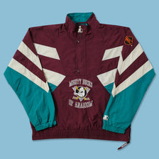 Vintage Starter Anaheim Mighty Ducks Windbreaker Large 