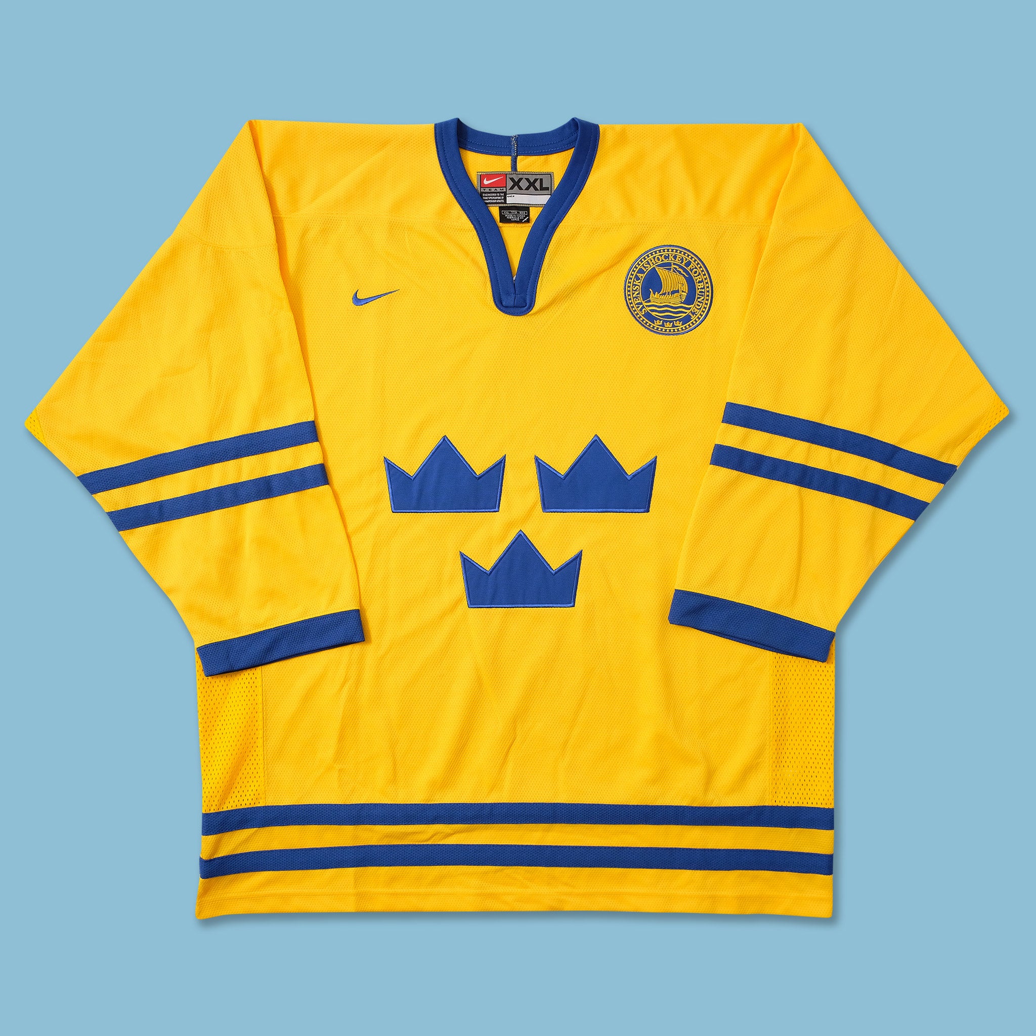 Een zekere doel fictie Vintage Nike Sweden Hockey Jersey XXL | Double Double Vintage