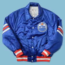 Vintage Edmonton Oilers Padded Jacket XLarge 