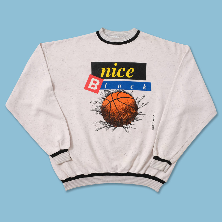 Vintage Basketball Sweater XLarge 