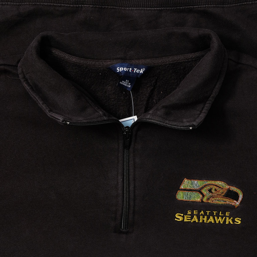 Seattle Seahawks Q-Zip Sweater XLarge 