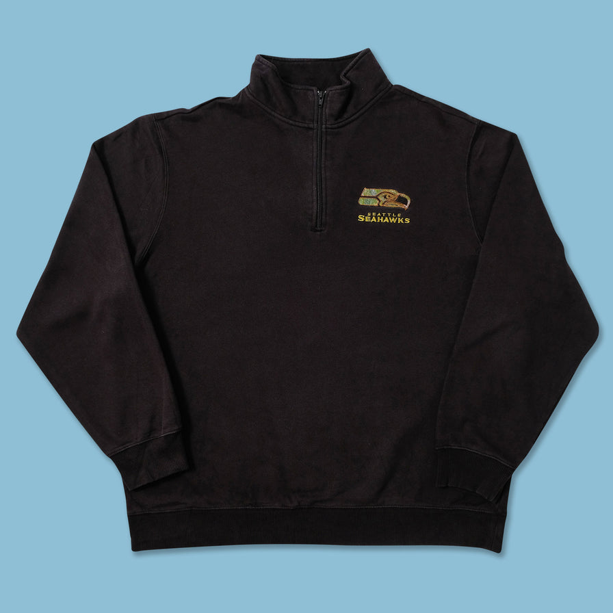 Seattle Seahawks Q-Zip Sweater XLarge 