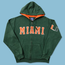 Vintage Miami Zip Hoody Small 