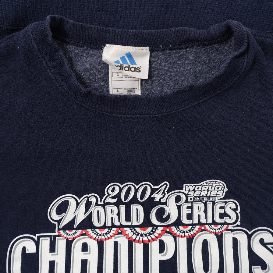 2004 Adidas Boston Red Sox Champions Sweater Large 