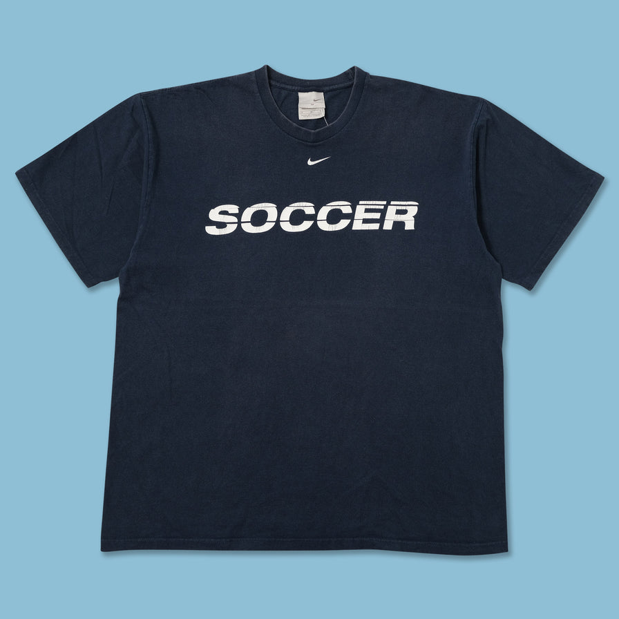 Vintage Nike Soccer T-Shirt Medium 