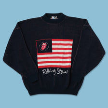 Vintage 1989 Rolling Stones Knit Sweater XLarge 