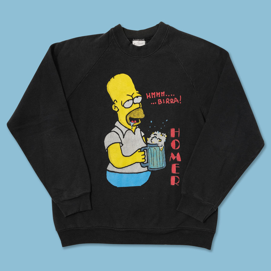 Vintage Homer Simpson Sweater Medium 