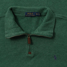 Vintage Polo Ralph Lauren Q-Zip Knit Sweater XLarge 