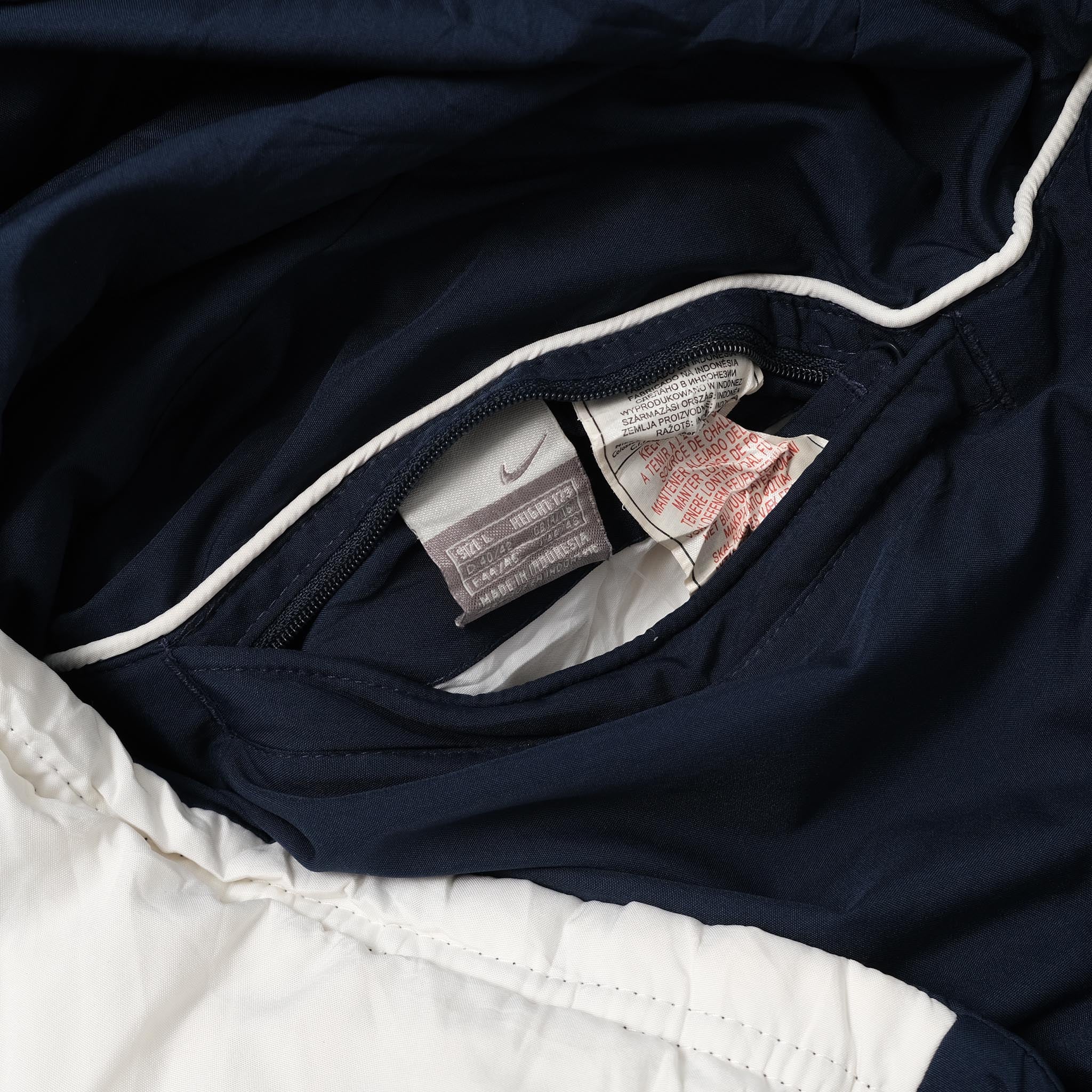 Nike taped swoosh outlet popover jacket