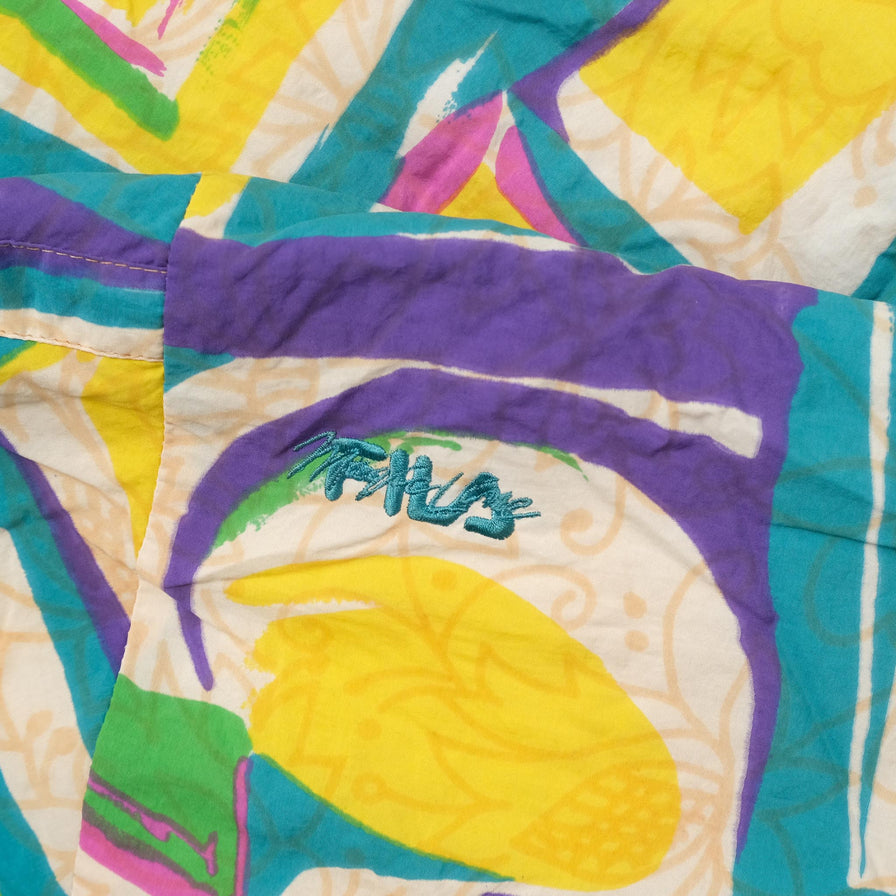 Vintage Women's Fila Magic Line Padded Jacket Medium 