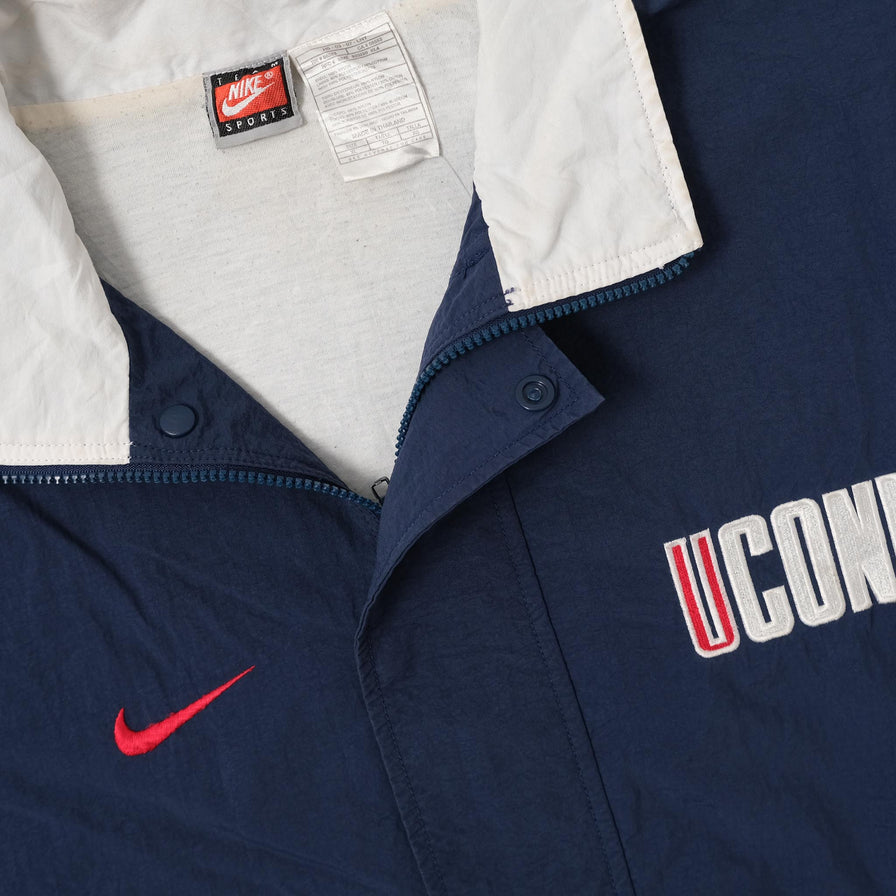 Vintage Nike University of Connecticut Light Jacket XLarge 