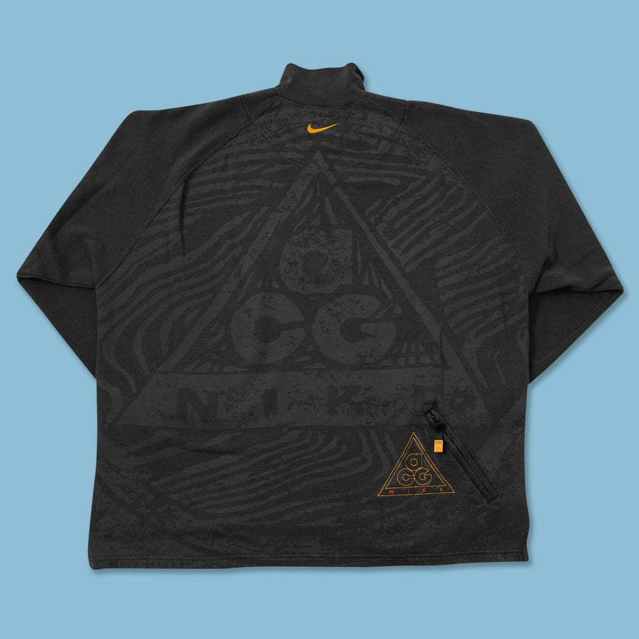 Vintage Nike ACG Q-Zip Sweater Large 