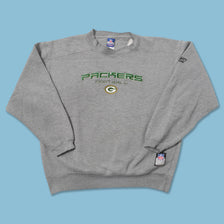 Vintage Reebok Green Bay Packers Sweater Large 