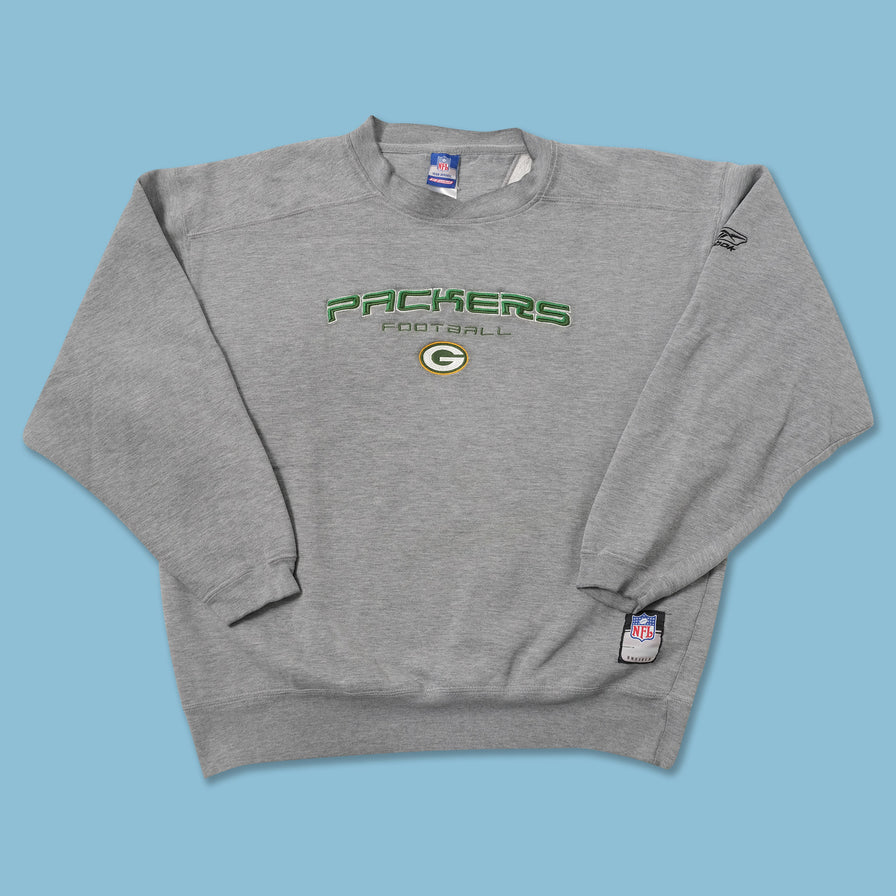 Vintage Reebok Green Bay Packers Sweater Large 